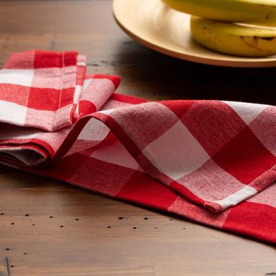 Fabstyles Country Check Kitchen Towel - 18x28