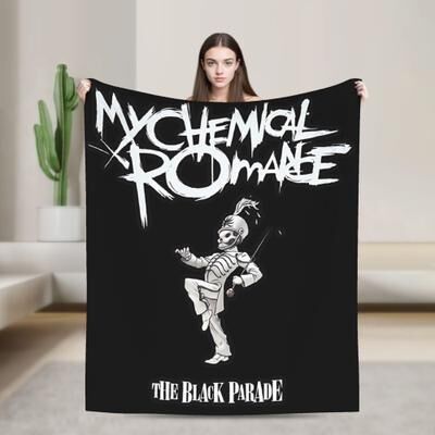 Shop Station My Chemical Romance Blanket Ultra Soft Flannel Throw Blanket For Couch, Bed & Rock Band Home Decor a 29.92 40.16 In