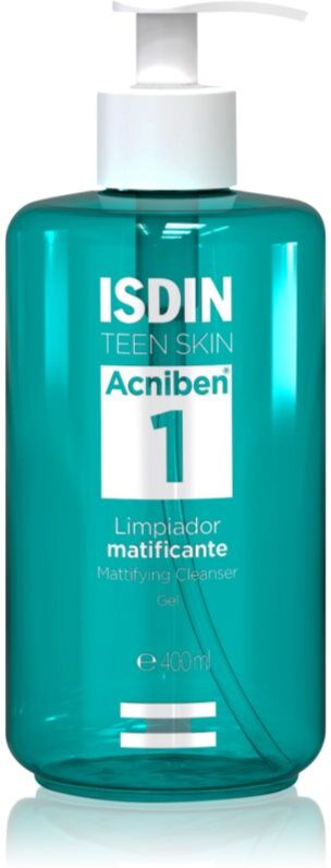 ISDIN Acniben Mattifying Cleanser tiefenreinigendes Gel mit Salicylsäure 400 ml