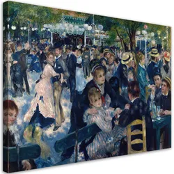 WANDBILD ball in der moulin de la galette auguste renoir