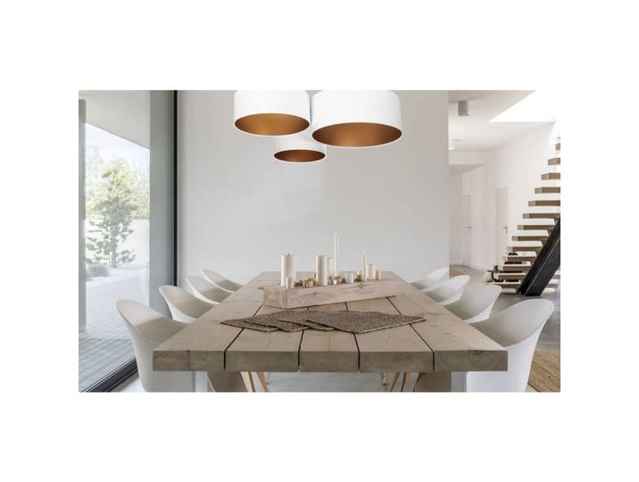 Plafonnier en velours, trio
