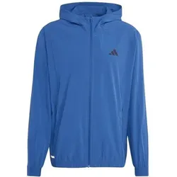 ADIDAS Herren Kapuzensweat TECH ESSENTIALS WORKOUT TRACK TOP, Größe XL in Blau Blau