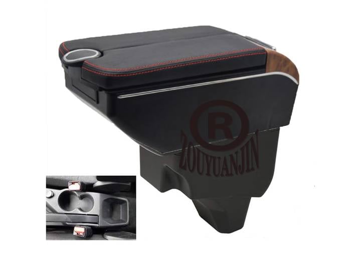 Accoudoir de voiture pour Peugeot 208, boîte d'accoudoir de voiture, accessoires, pièces de rangement, rénovation intérieure dédiée, 208