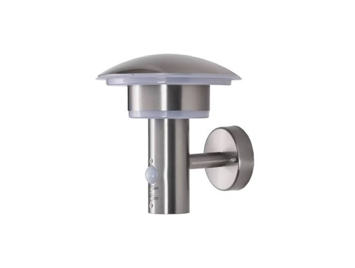 Lindby LED Wandlampe/Wandleuchte außen mit Bewegungsmelder, Edelstahl Kunststoff spritzwassergeschützt IP44 8,1W Außenleuchte