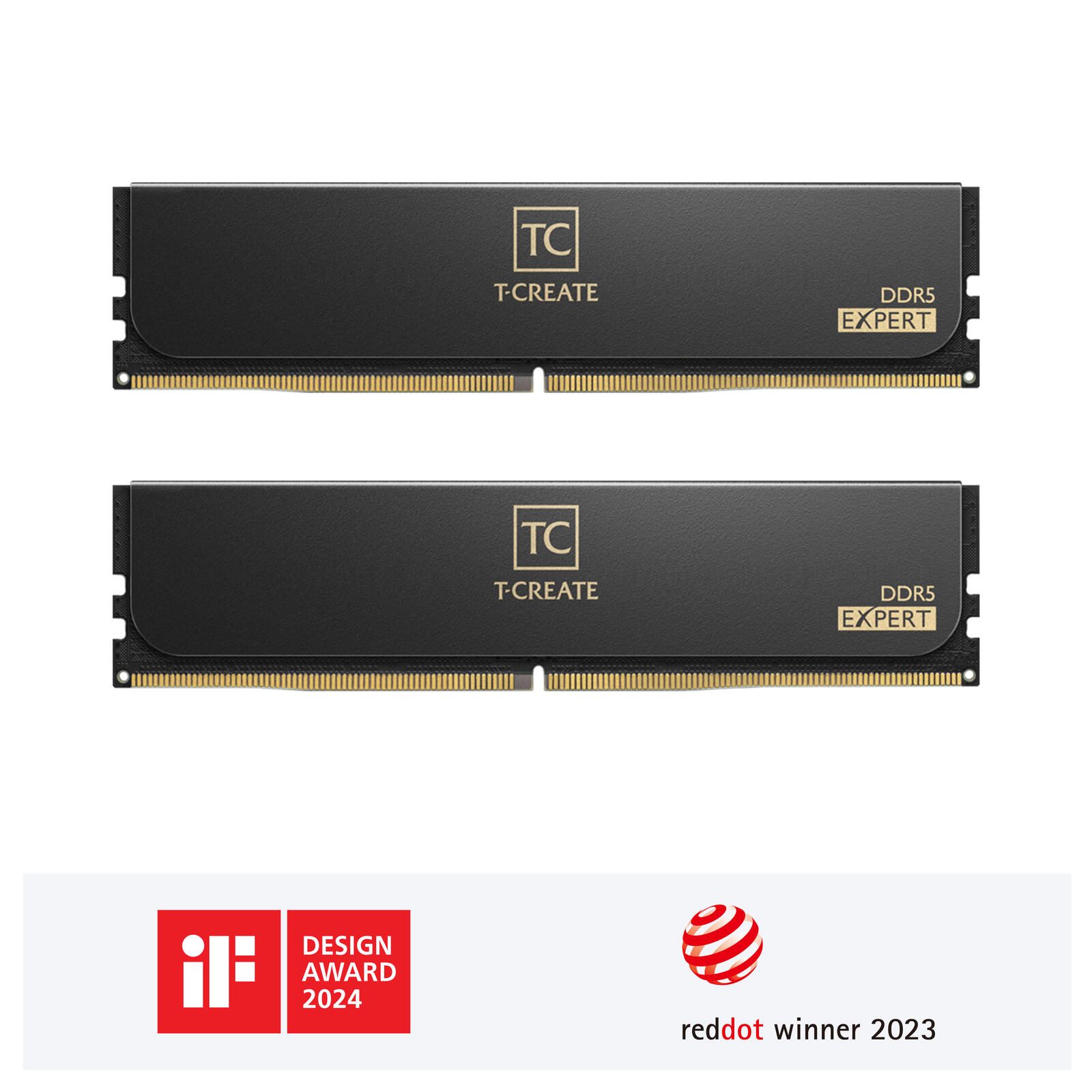Team Group T-Create Expert DDR5 Desktop Memory schwarz - 32 GB, 6.000 MHz CTCED532G6000HC30DC01