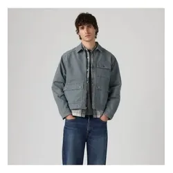 Levi's für Herren. 007RZ-0001 Blaue Newell Utility-Jacke (XL), Lässig, Baumwolle