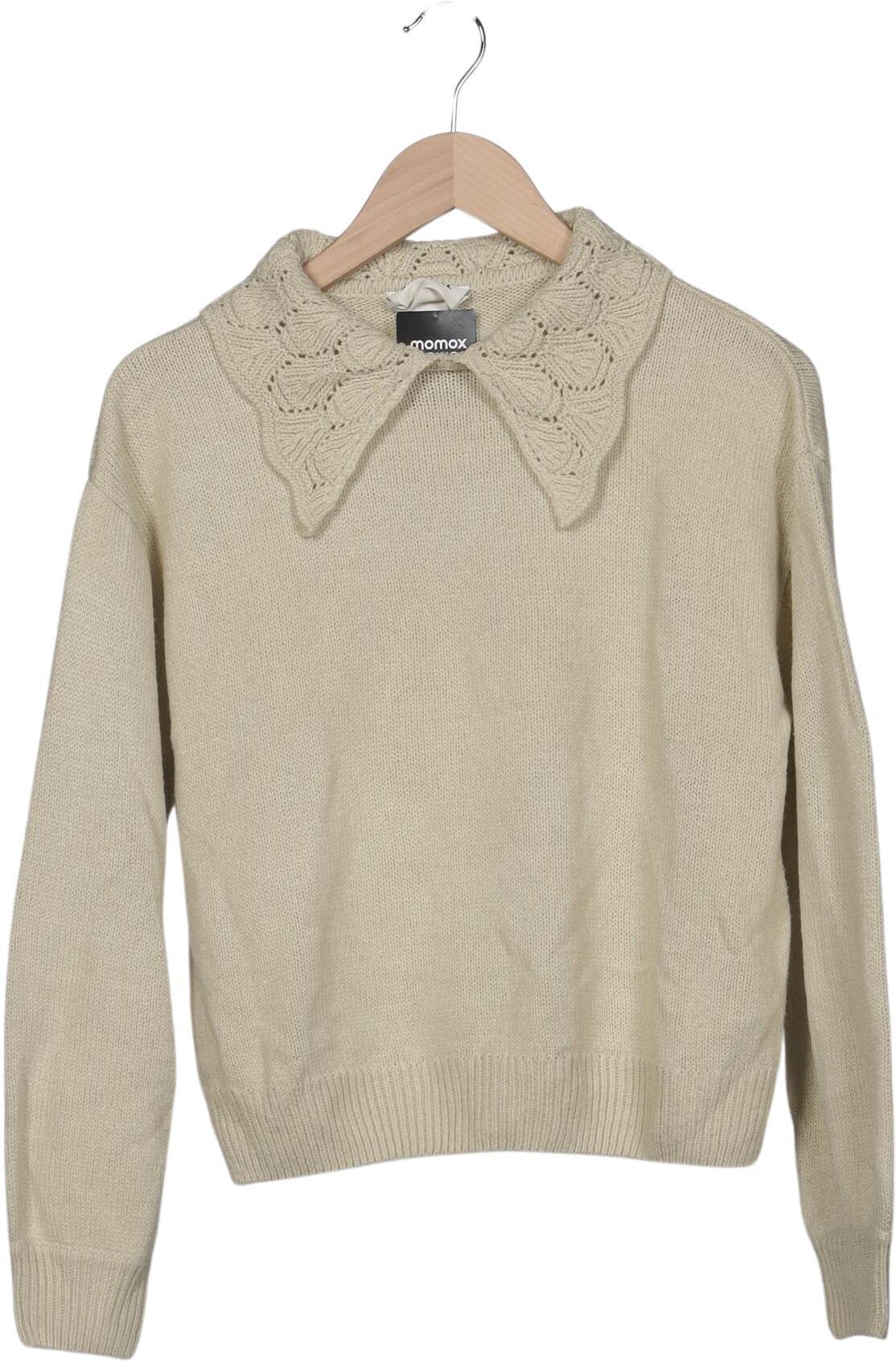 Monki Damen Pullover, Beige, Gr. S, Synthetik - Second Hand