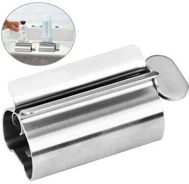 The Handy Homestead Premium Stainless Steel Toothpaste Squeezer & Tube Roller Dispenser For Ointments & Cosmetics Premium Stainless Steel Toothpaste Squeezer & Tube Roller Dispenser For Ointments & Cosmetics