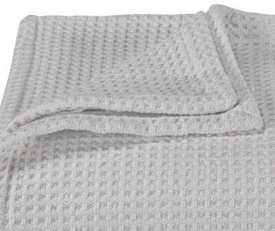 Vera Wang Waffleweave Cotton Blanket