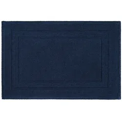 Rhomtuft Badematte Gala 60x90 cm | kobalt - blau