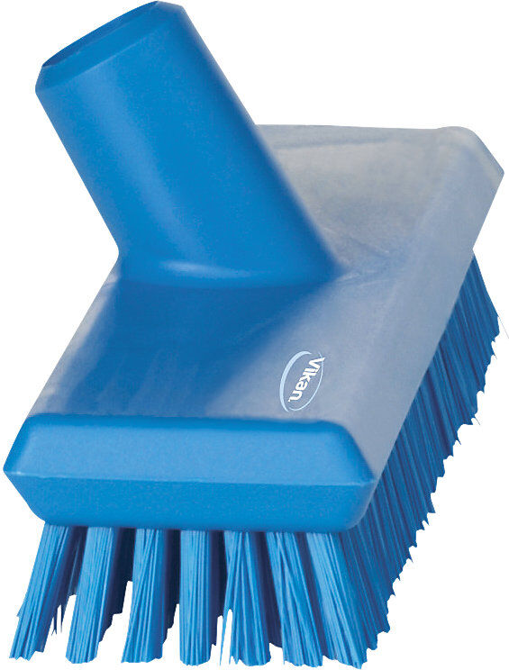 Schrubber mit Wasserdurchlauf, extrahart, VE 10 Stk, blau Vikan
