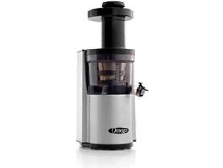 Extracteur de jus vertical - OMEGA - Omega VSJ843 - Gris - Rotation ultra-lente - Vis à double hélice