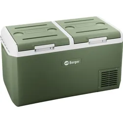 Berger EPL 75 Kompressor Kühlbox mit Tiefkühlfunktion 12V 24V 230V 75 Liter Dual Zone
