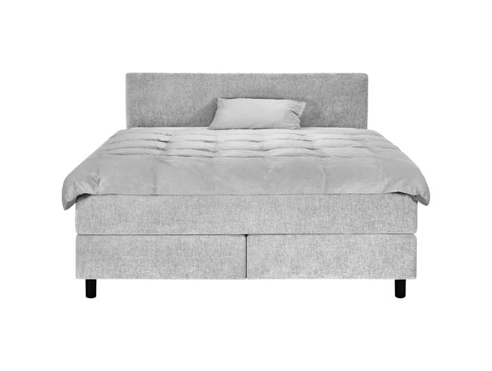 Boxspringbett President hellgrau Stoff 180 x 200 cm - Möbel Konfigurator: Traummöbel individuell zusammenstellen