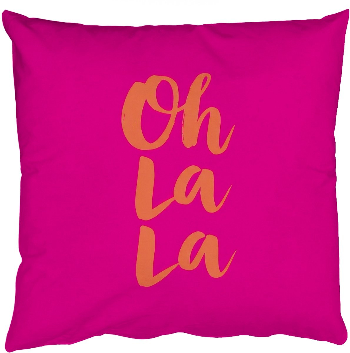 Oh la la Sierkussens Minimalistisch - Roze en Oranje - 40 x 40 cm