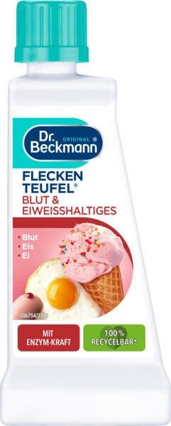 Dr. Beckmann FLECKENTEUFEL BLUT & EIWEISSHALTIGES Fleckenentferner 0,05 l 126802009