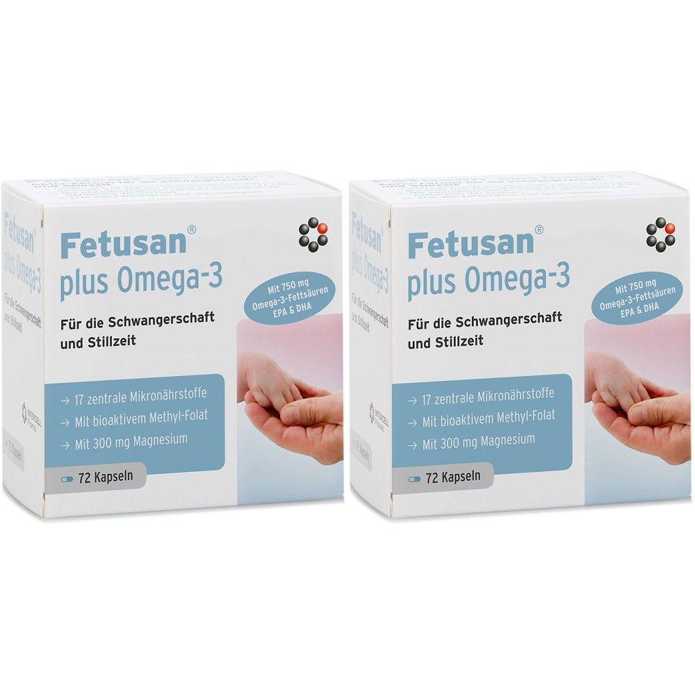 Fetusan Plus Omega 3 x2 2x72 St Kapseln