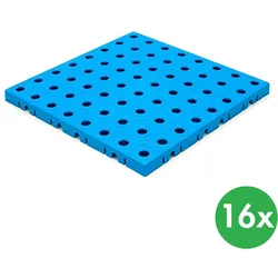 GripTil-Grundplatte, 16 Stück, blau