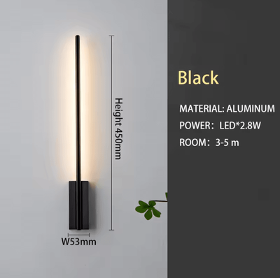 Inspire Curations Vintage Gold Danish Wall Sconce Modern Bedside Lamp black 3000k