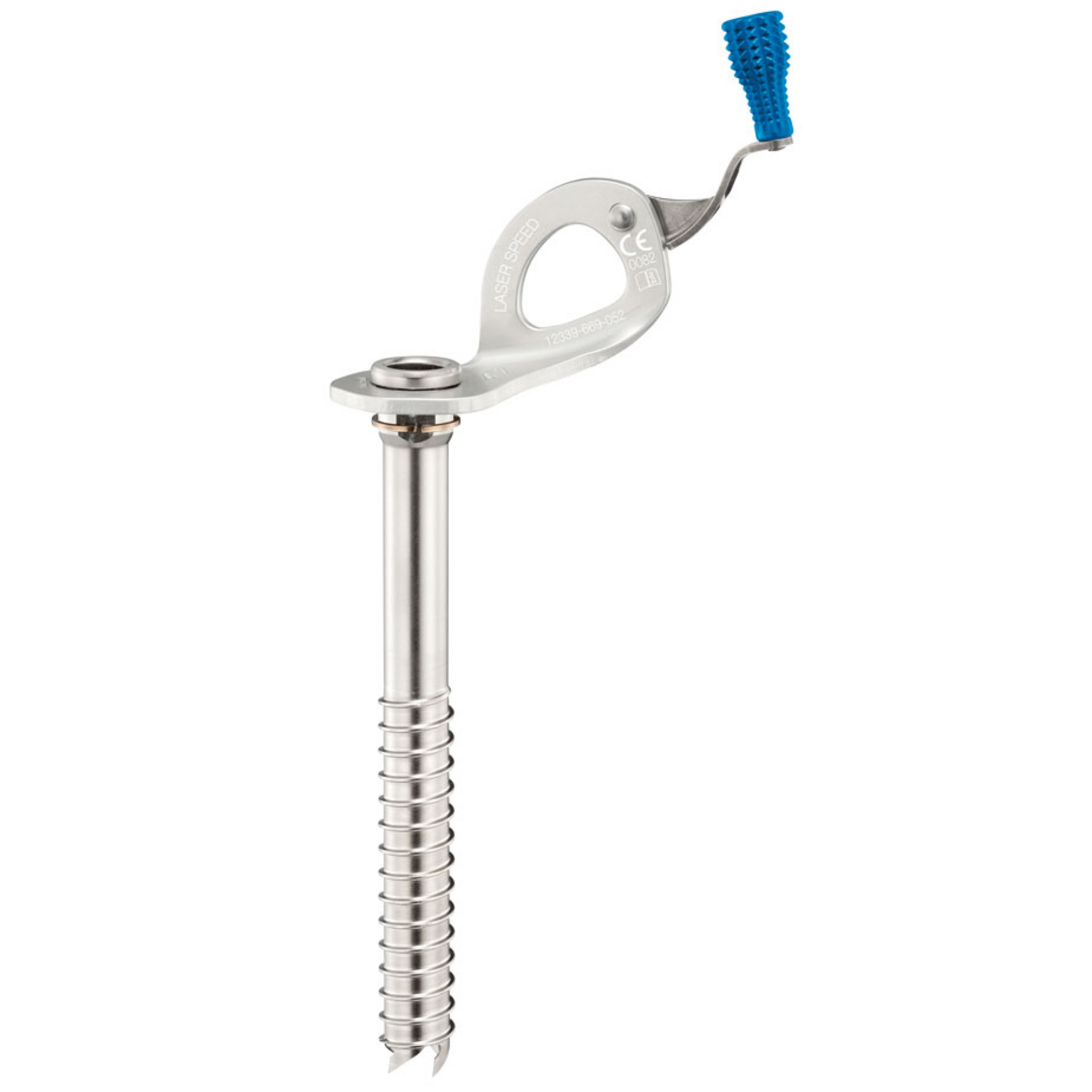 Petzl Laser Speed Eisschraube Eisschrauben silber Größe 13CM Eisklettern