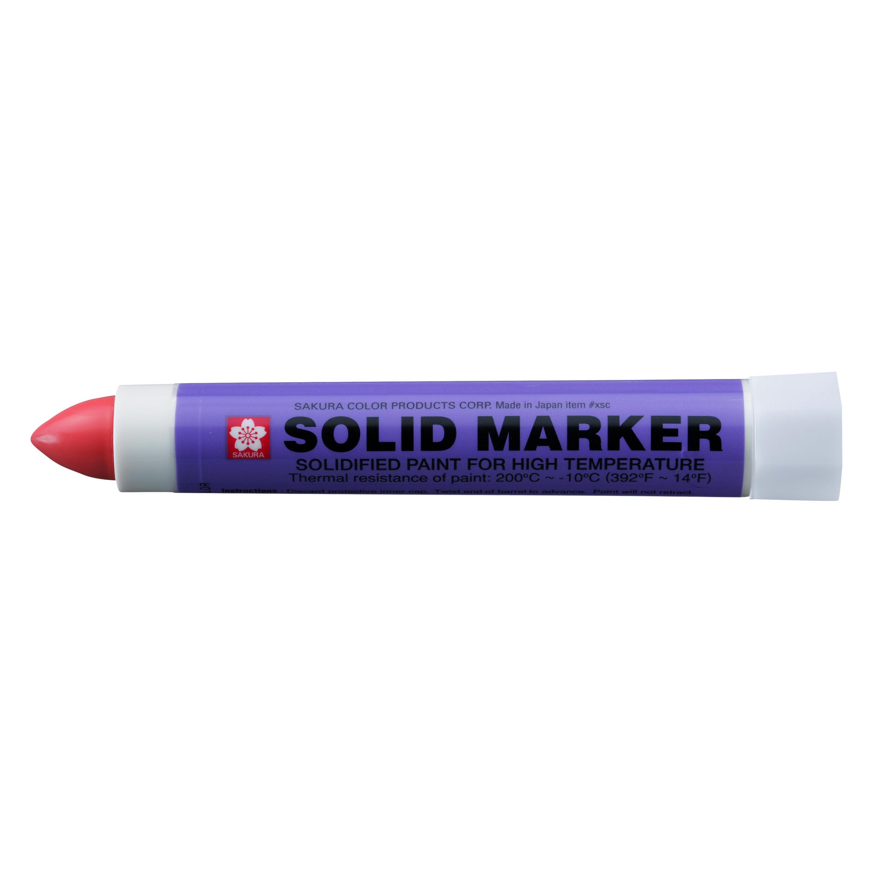 Sakura Permanent-Marker Solid Breit, Rot (1x) (XSC19RT)