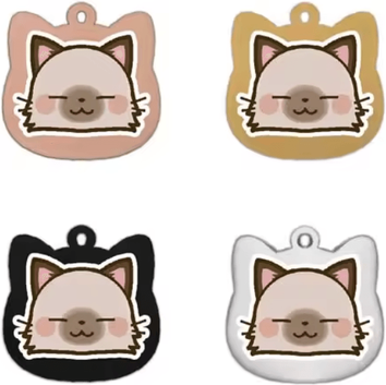 Inspire Curations PawPrint Personalized Stainless Steel Pet ID Tag 1 golden