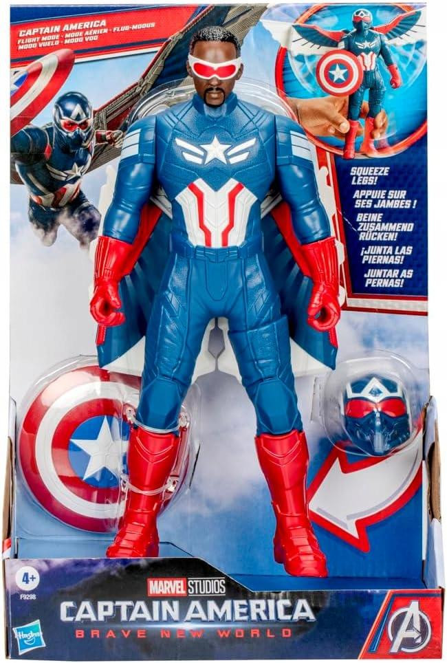 Hasbro Marvel Avengers Captain America Brave New World figuur met accessoires