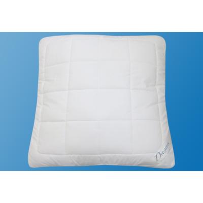Microfaserkissen DREAMS "Superflausch, Kissen in 40x80, 80x80 und weiteren Größen", weiß, B:80cm L:80cm, Bezug: 100% Polyester. Füllung: 100% Polyester, Kopfkissen, Für Hausstauballergiker geeignet.