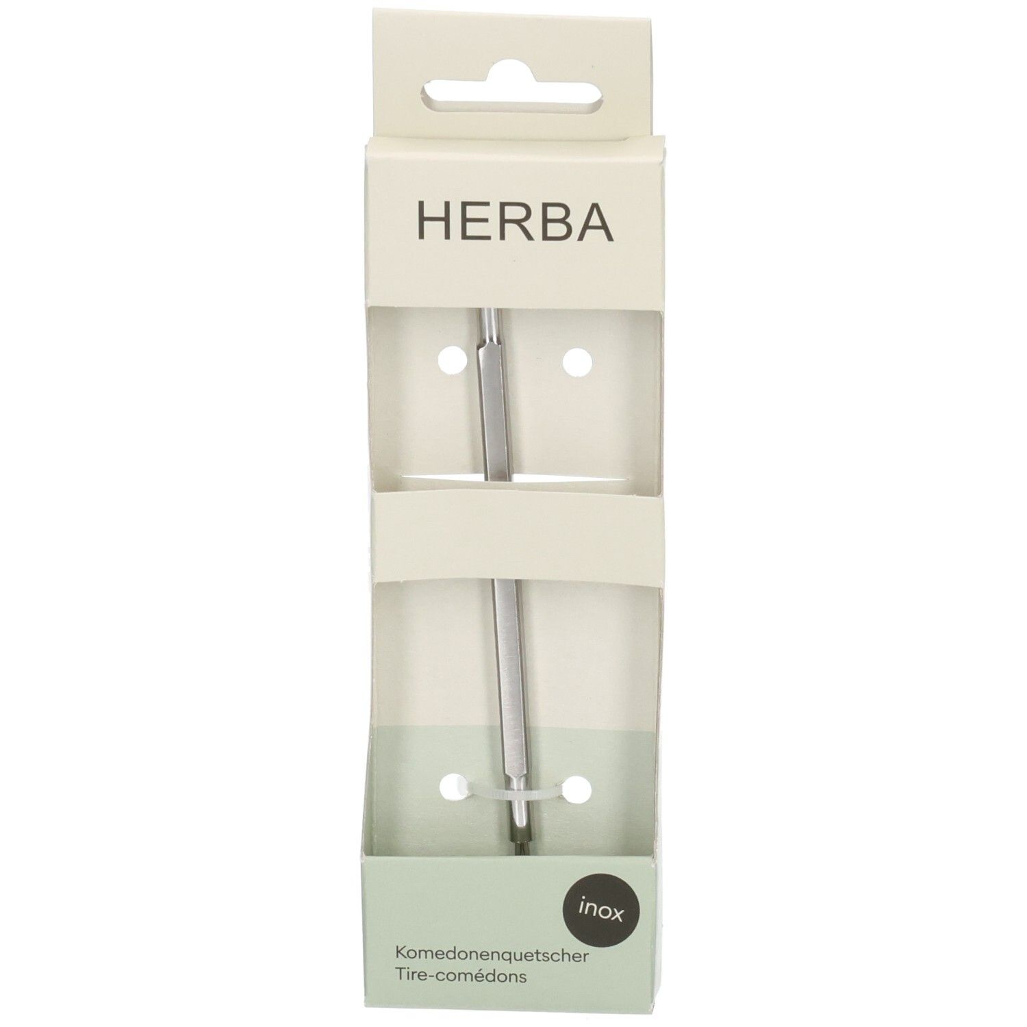 Herba Komedonenquetscher Inox 1 St Zubehör