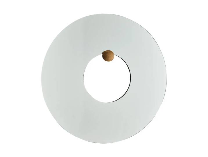 AYTM Miroir mural Castellum Ø80 cm Clear-oiled oak