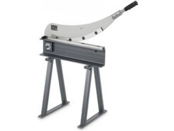 VEVOR Handhebelschere, 500 mm Bettbreite, Hebelschere, Guillotine Blechschneider für die Blechbearbeitung, mit Q235-Material, Ständer, für Leiterplatten, Aluminium, Stahl, Kupfer, Kunststoff