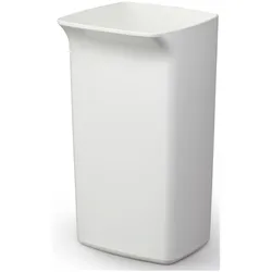 Durable Abfallbehälter Durabin, quadratisch, 40 L, weiss, Abfalleimer, Weiss
