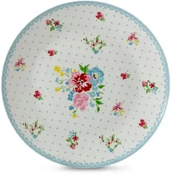 Speiseteller Alexandra Ø 26,7 cm Porzellan Blau Hellblau