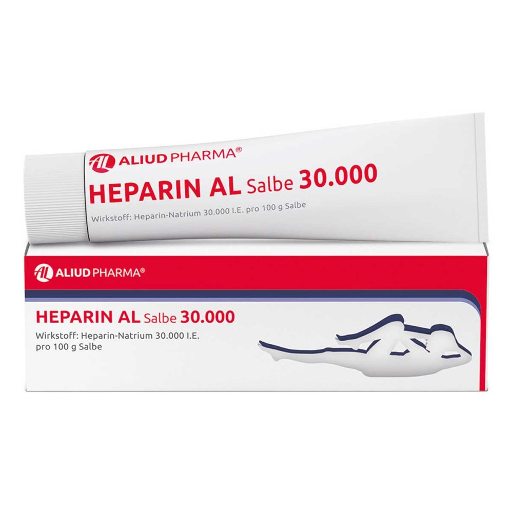ALIUD Pharma GmbH Heparin AL Salbe 30.000 bei Prellungen oder Blutergüssen 04668338