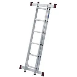 Krause Leitergerüst »CORDA« 2x 6 Sprossen grau, 170 cm