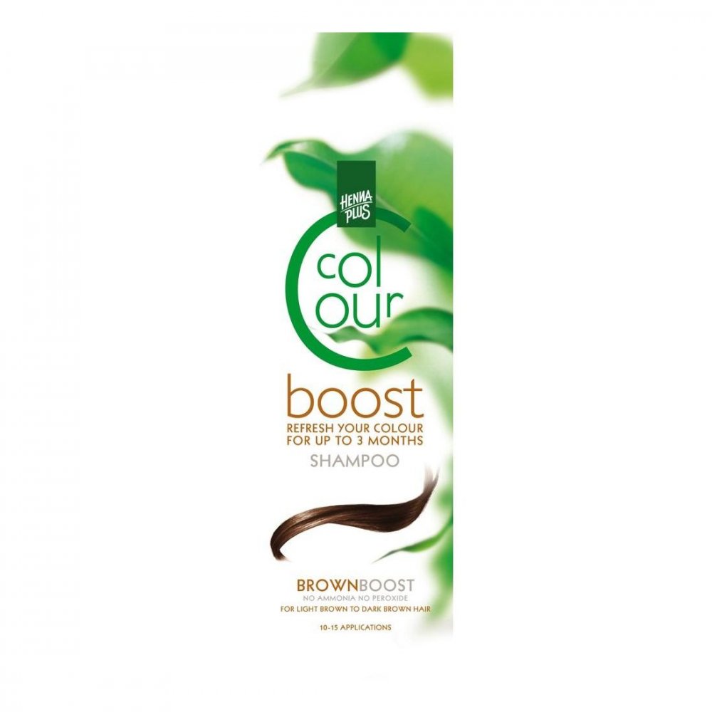 Frenchtop Natural Care Products B.V Hennaplus Colour Shampoo Boost brown 01180636