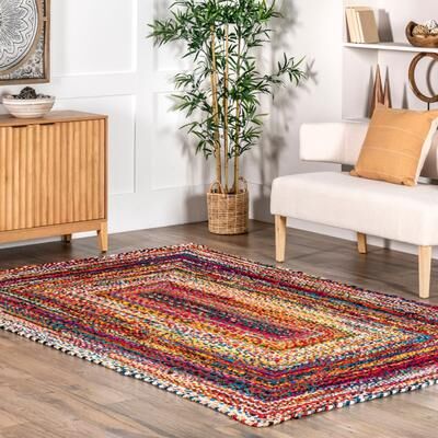 Nuloom Tammara Bohemian Hand Braided Area Rug