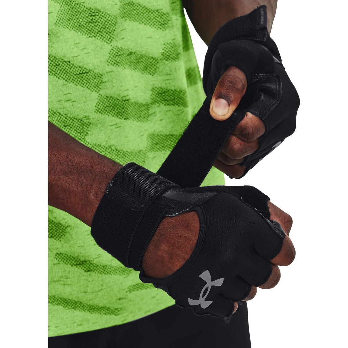 Under Armour M Weightlifting Gloves black pitch gray (001) M 1369830-001-MD