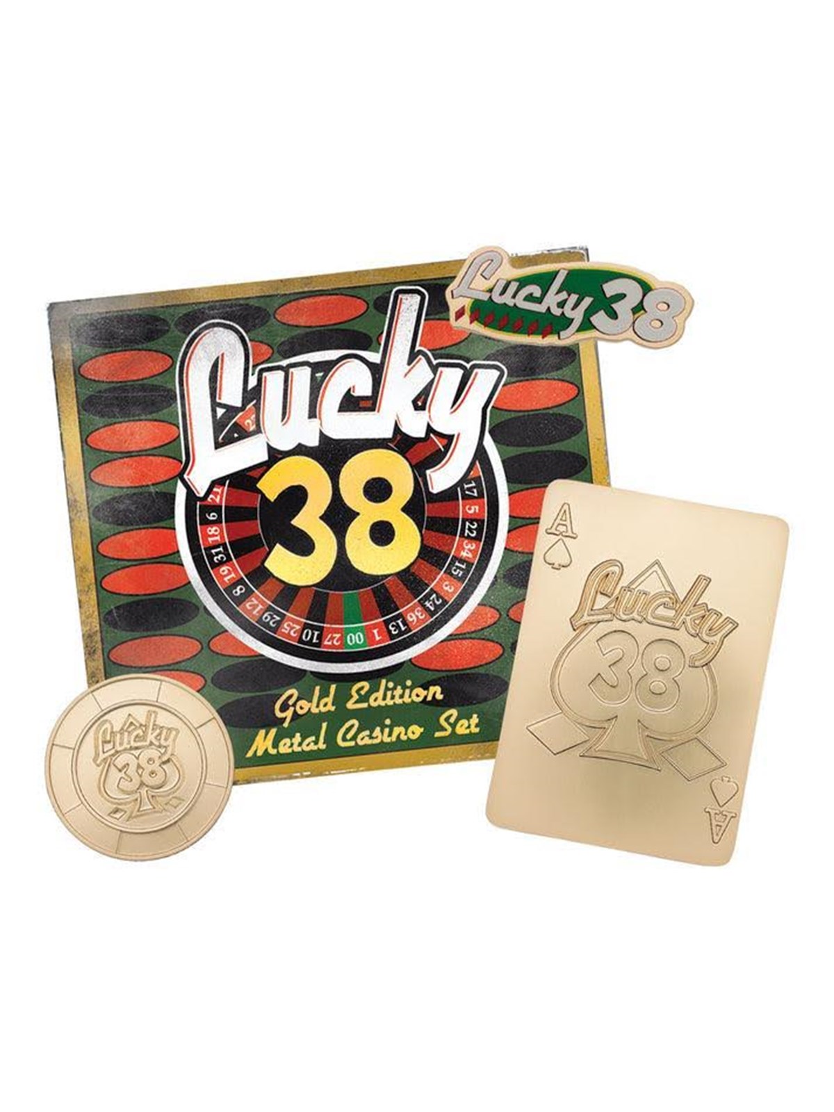 FaNaTtik - Fallout: New Vegas - Lucky 38 Imitation Gold Casino Set