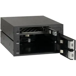 Intertech INTER-TECH HDD-Wechselrahmen ST-3525 fuer 1x 6,35cm 2,5Zoll und 2x 8,89cm 3,5Zoll, SSD + Festplatte Zubehör