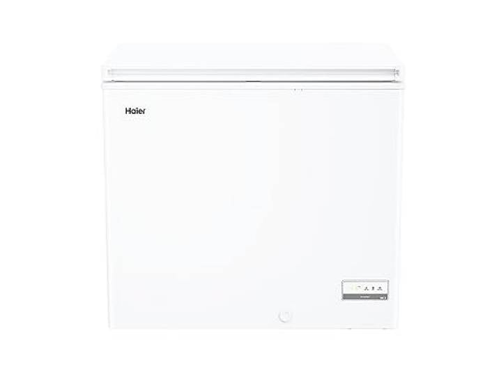 Haier Gefriertruhe HCE200D Energieeffizient, Nettoinhalt 196 Liter, Kompakte Größe, Schnell-Gefrierfunktion, Elektronische Temperatursteuerung