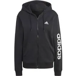 ADIDAS Damen Jacke Essentials Linear French Terry, Größe XS in Schwarz Schwarz