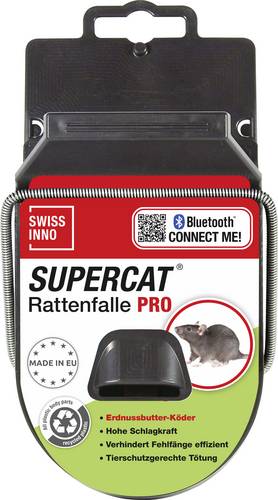 Swissinno SuperCat PRO Rattenfalle Funktionsart Lockstoff Erdnussbutter-Köder 1St.