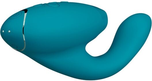 Womanizer Vibratoren Duo-2PetrolLuxuriöser Dual Stimulator mit Pleasure Air Technologie für die Klitoris und Vibration für den G-Punkt 1 Stk. (209,00 € / 1 Stk.)