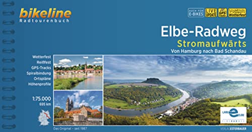 Esterbauer Verlag - Elbe-Radweg / Elbe-Radweg Stromaufwärts: Von Hamburg nach Bad Schandau, 695 km, 1:75.000, wetterfest/reißfest, GPS-Tracks Download, LiveUpdate (Bikeline Radtourenbücher) - Preis vom 30.09.2026 22:30:23 h