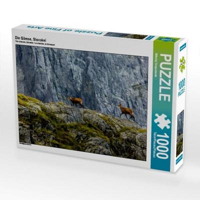 CALVENDO Puzzle Die Gämse, Slovakei 1000 Teile Puzzle quer | 1000 Teile Lege-Größe 64 × 48 cm Foto-Puzzle für glückliche Stunden