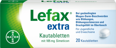 Bayer Vital GmbH LEFAX extra Kautabletten 20 St 02563813