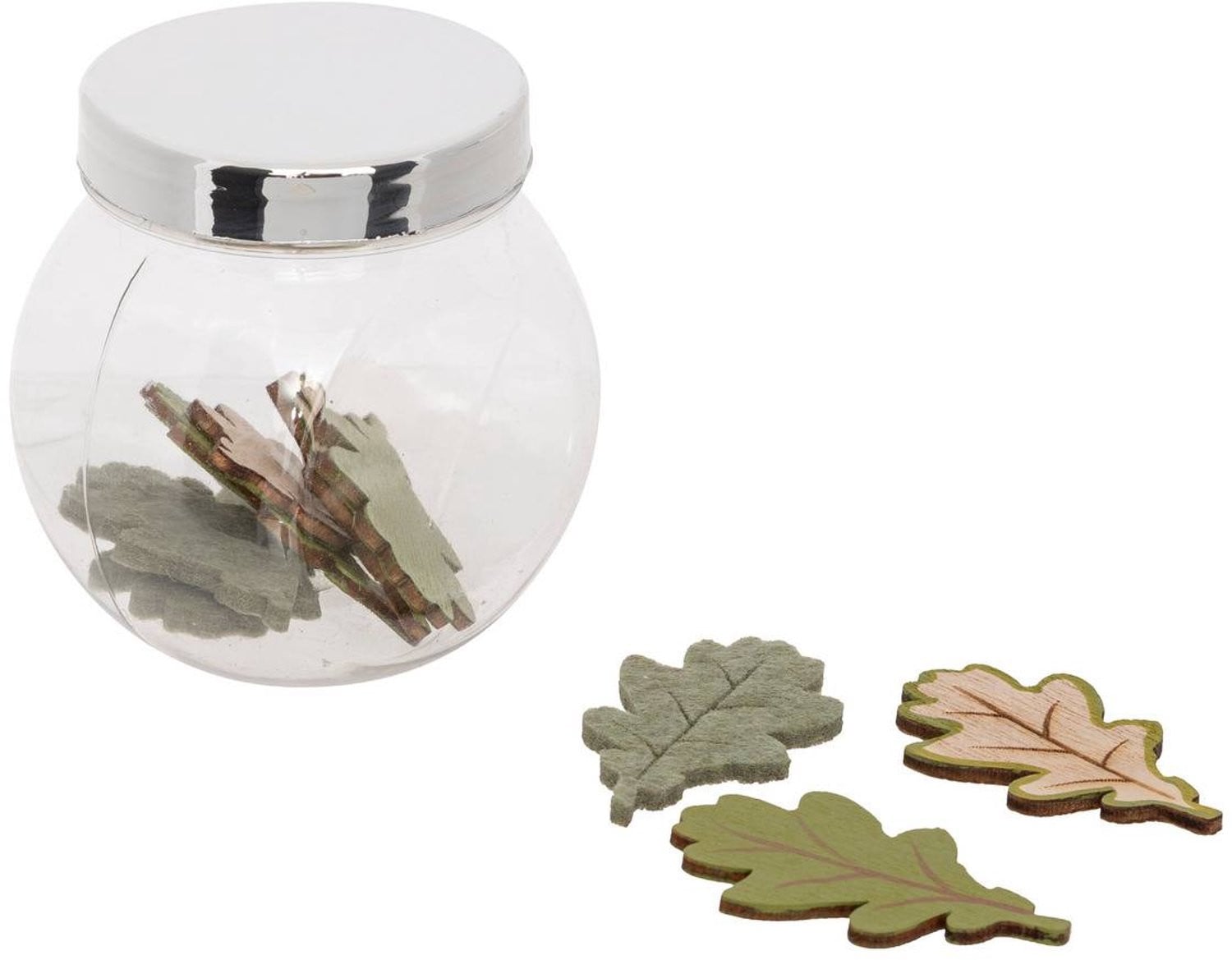 Feeric lights & Christmas Decoratieve pot met 9 eikenbladeren