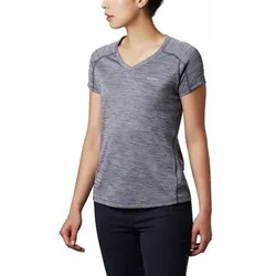 COLUMBIA Damen Shirt Zero Rules Short Sleeve Shirt, Größe L in Blau Blau
