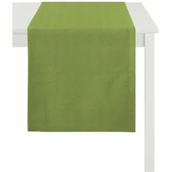 Apelt Tischläufer Torino 48x135 cm | grün - grün